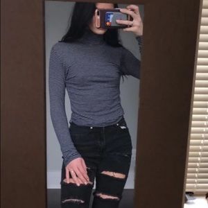 Brandy Melville Cotton Knit Turtleneck
